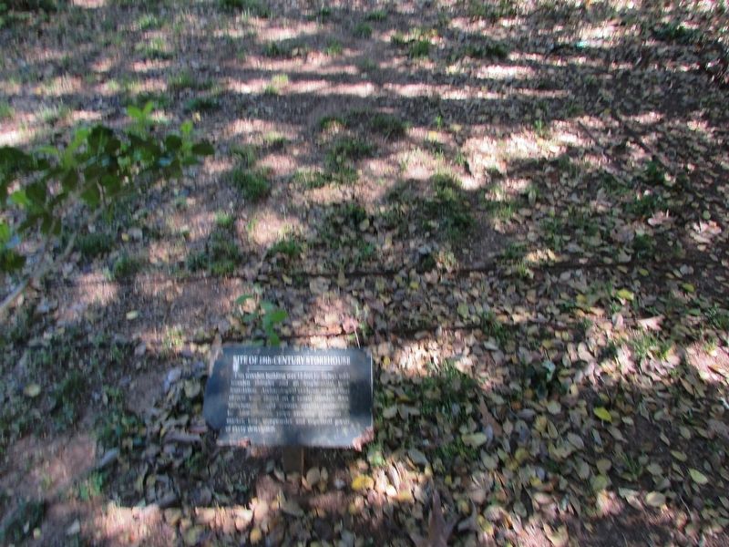 Site of 18th-Century Storehouse Marker image. Click for full size.