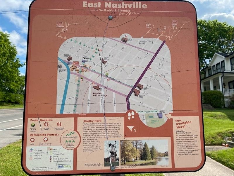 Shelby Park Marker. Click for full size. Shelby Park Marker image. Click for full size.