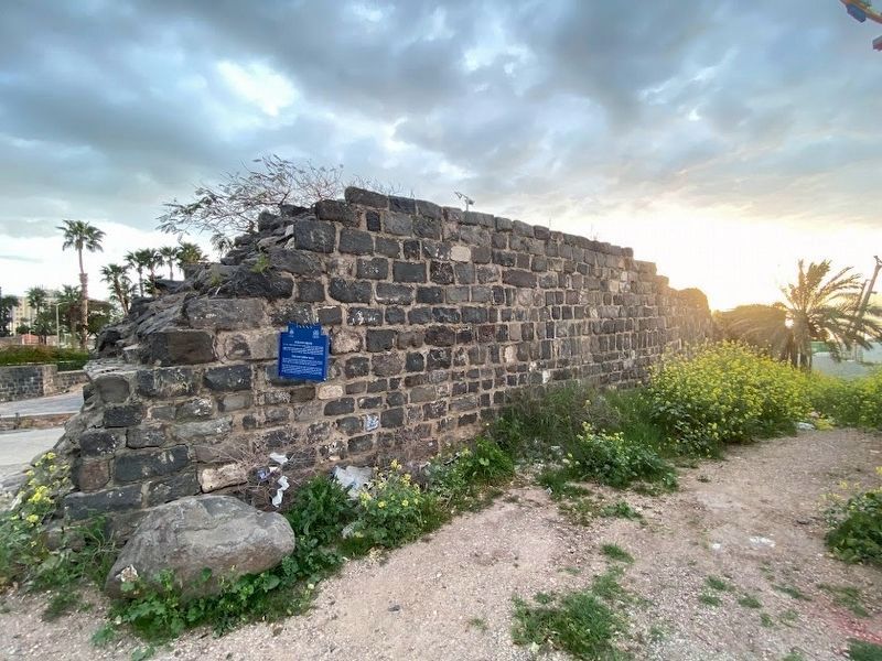 The Southern Wall looking toward the Sea of Galilee. Click for full size. The Southern Wall looking toward the Sea of Galilee image. Click for full size.