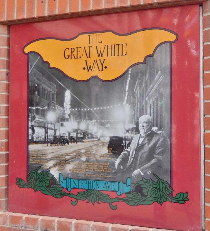 The Great White Way Marker image. Click for full size.