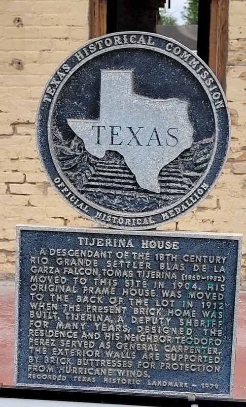 Tijerina House Marker. Click for full size. Tijerina House Marker image. Click for full size.