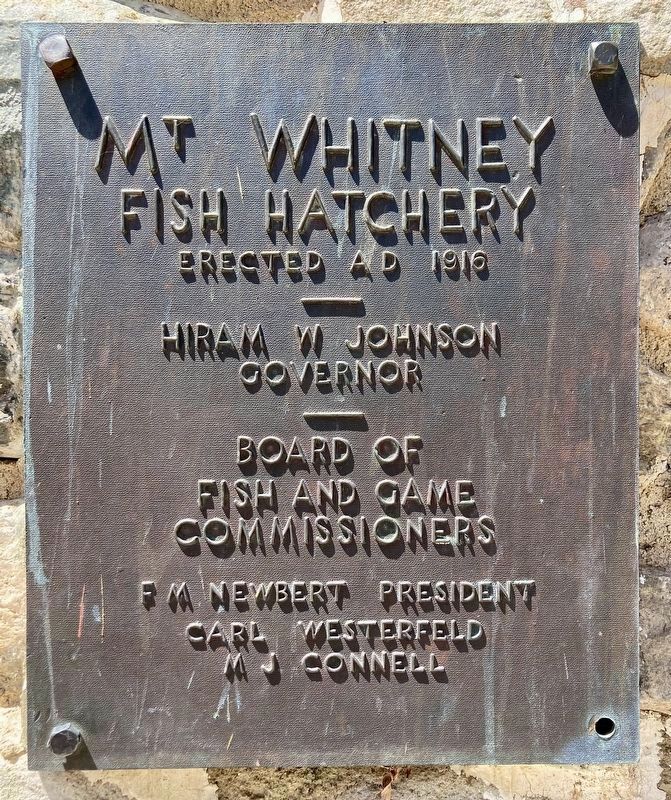 Mt. Whitney Fish Hatchery image. Click for full size.
