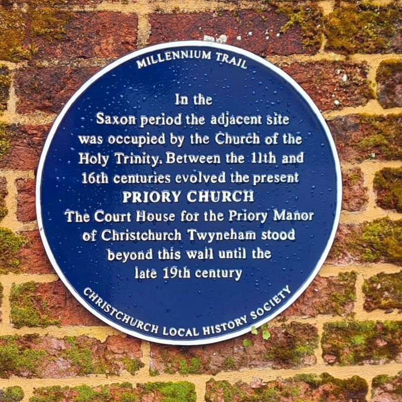 Priory Church Marker. Click for full size. Priory Church Marker image. Click for full size.