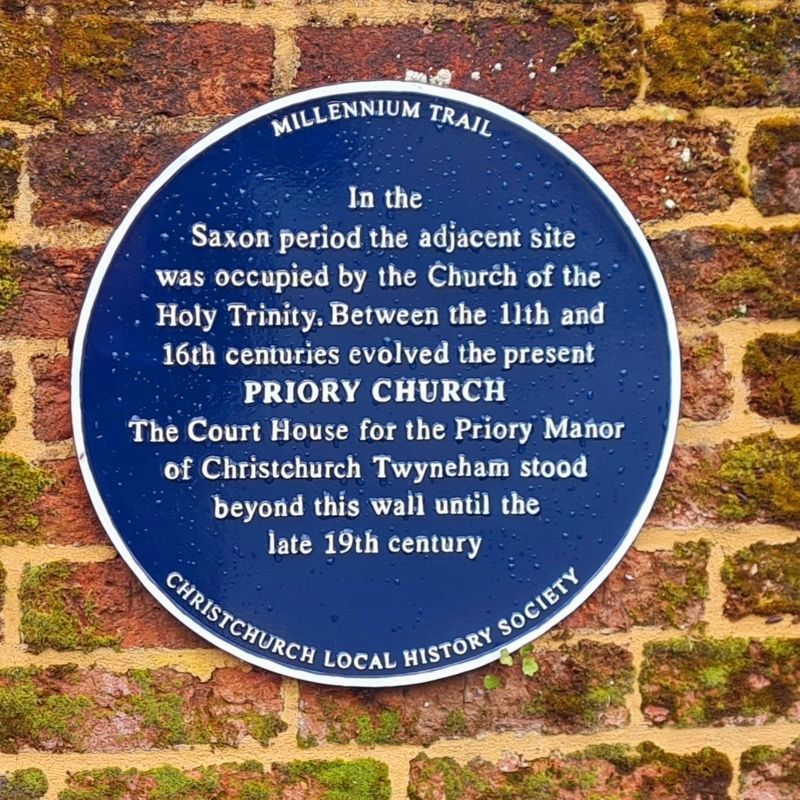 Priory Church Marker image. Click for full size.