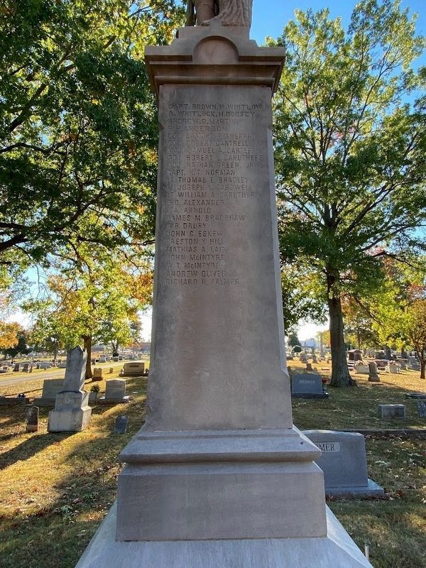 Confederate Dead Marker. Click for full size. Confederate Dead Marker image. Click for full size.