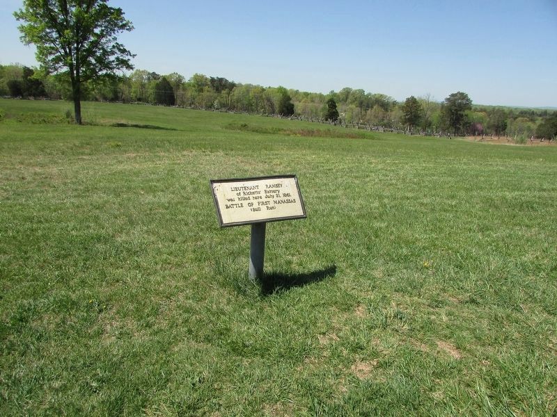 Lieutenant Ramsey Marker. Click for full size. Lieutenant Ramsey Marker image. Click for full size.