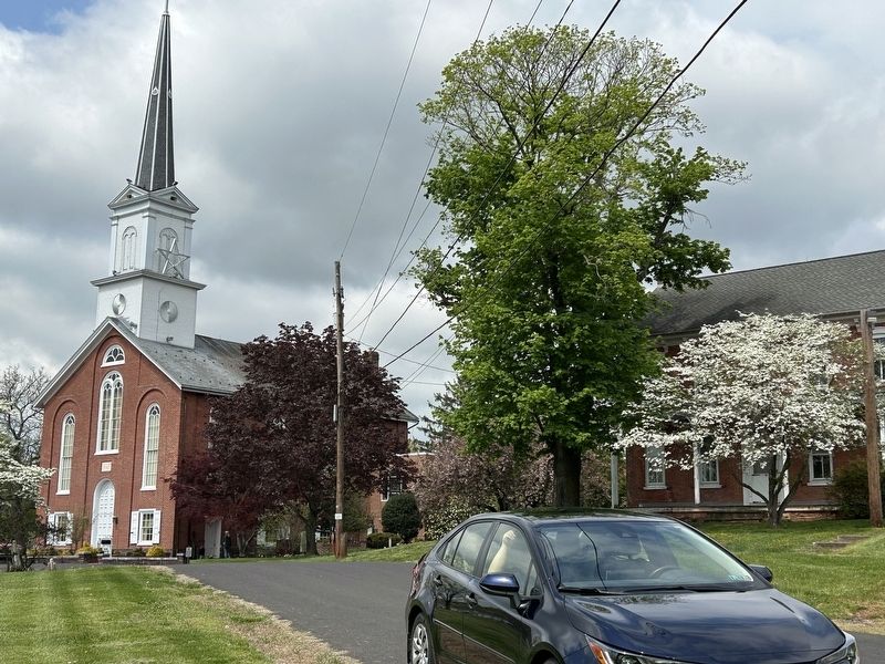 New Goshenhoppen Reformed Church image. Click for full size.