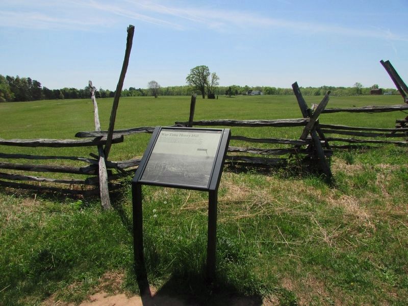 War-Time Henry Hill Marker. Click for full size. War-Time Henry Hill Marker image. Click for full size.