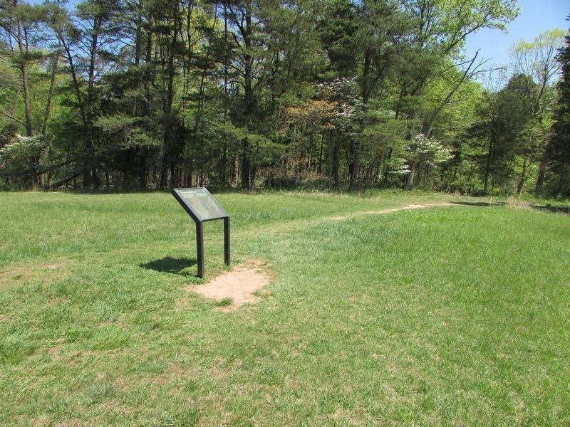 Historic Road Trace Marker. Click for full size. Historic Road Trace Marker image. Click for full size.