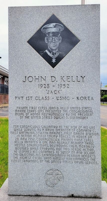 John D. Kelly Marker image. Click for full size.