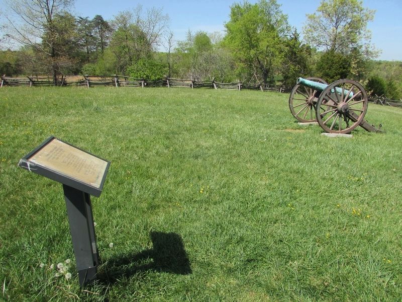Federal Artillery Position Marker. Click for full size. Federal Artillery Position Marker image. Click for full size.