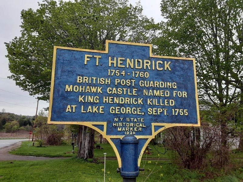 Fort Hendrick Marker. Click for full size. Fort Hendrick Marker image. Click for full size.