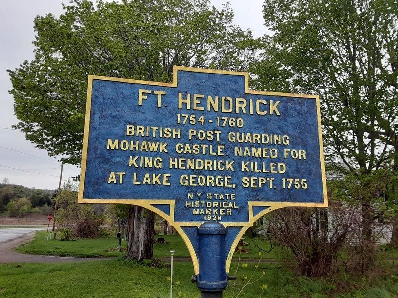 Fort Hendrick Marker image. Click for full size.