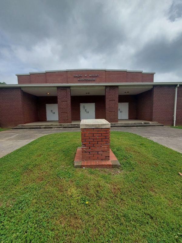 Ralph W. McGirt Auditorium at the former Emmett Scott School. Click for full size. Ralph W. McGirt Auditorium at the former Emmett Scott School image. Click for full size.