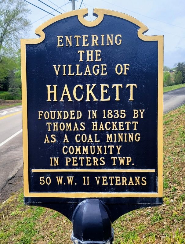 Hackett Marker image. Click for full size.
