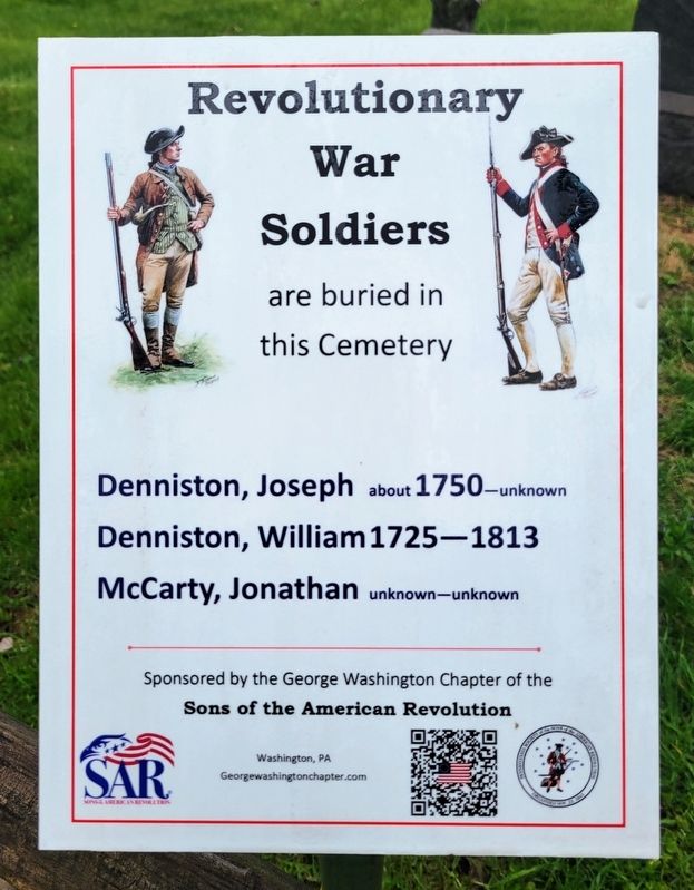 Revolutionary War Soldiers Marker. Click for full size. Revolutionary War Soldiers Marker image. Click for full size.