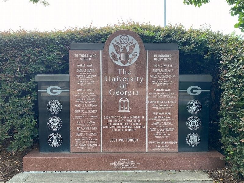 The University of Georgia Marker. Click for full size. The University of Georgia Marker image. Click for full size.