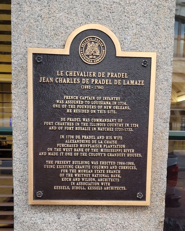 Le Chevalier De Pradel - Jean Charles De Pradel De Lamaze Marker image. Click for full size.