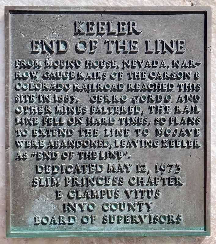 Keeler Marker. Click for full size. Keeler Marker image. Click for full size.