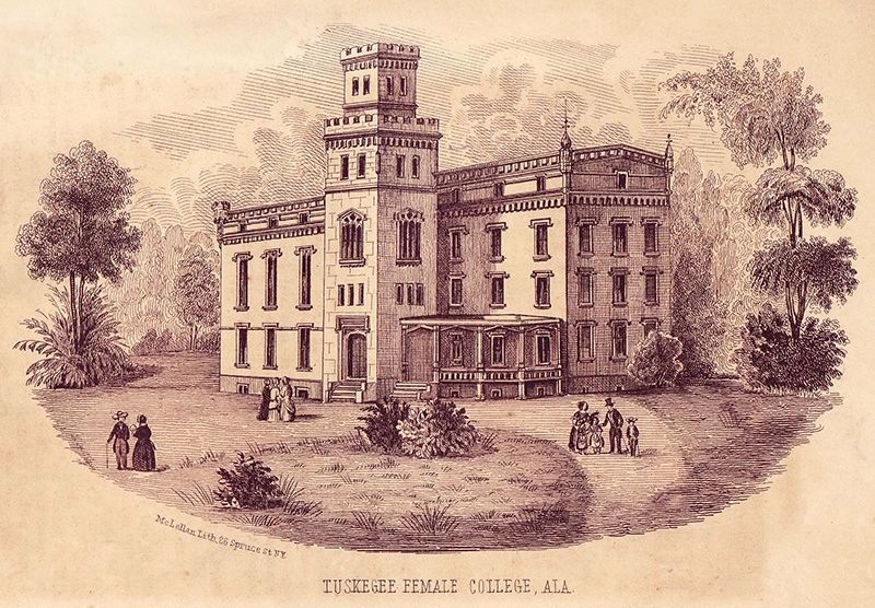 Tuskegee Female College. Click for full size. Tuskegee Female College image. Click for full size.