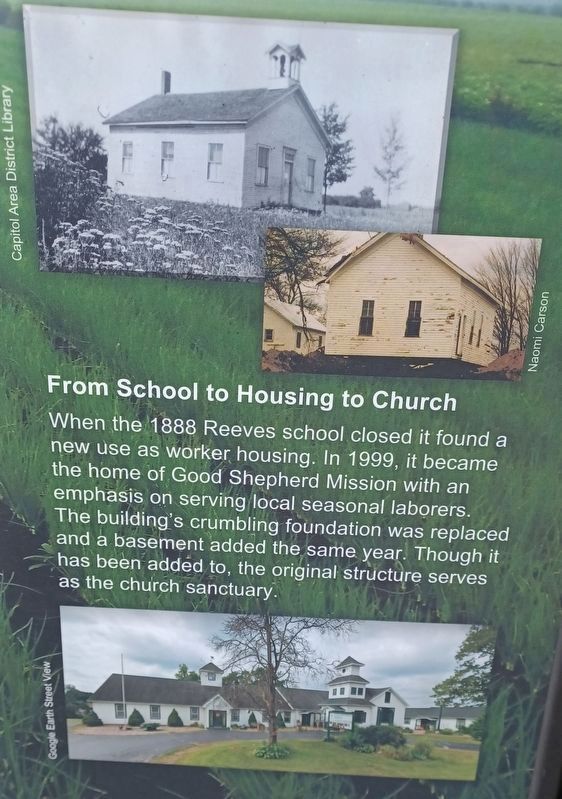 From School to Housing to Church. Click for full size. From School to Housing to Church image. Click for full size.