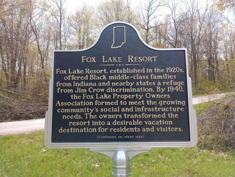 Fox Lake Resort Marker image. Click for full size.