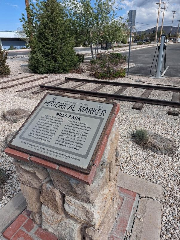 Mills Park Marker image. Click for full size.
