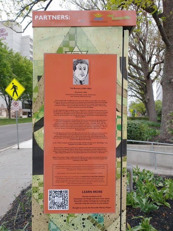 Ted Burnett Marker. Click for full size. Ted Burnett Marker image. Click for full size.
