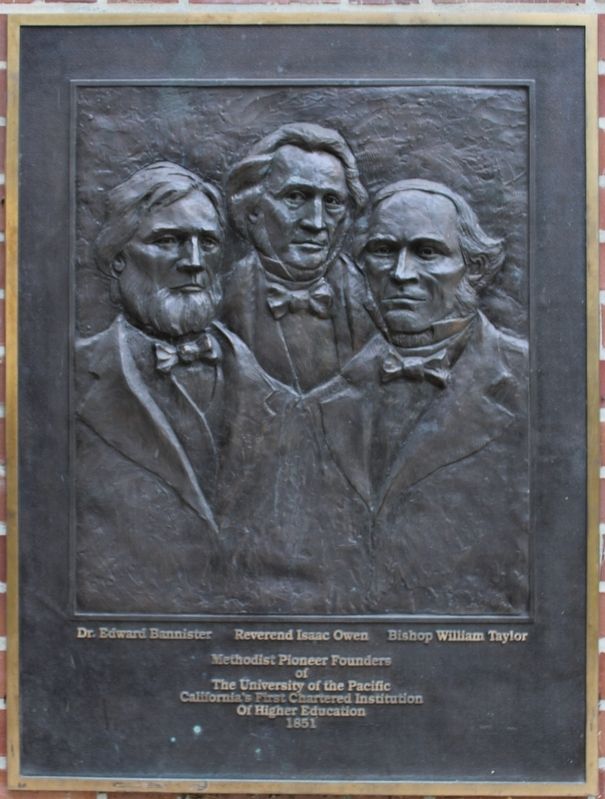 University of the Pacific Marker. Click for full size. University of the Pacific Marker image. Click for full size.