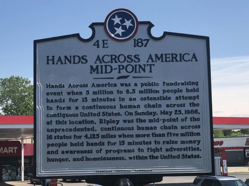 Hands Across America Mid-Point Marker image. Click for full size.