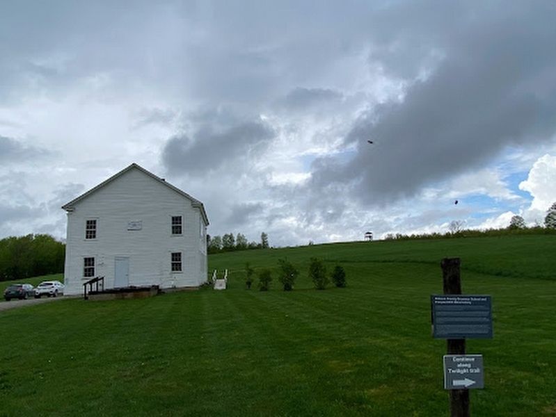 Orleans County Grammar School and Prospect Hill Observatory Marker. Click for full size. Orleans County Grammar School and Prospect Hill Observatory Marker image. Click for full size.