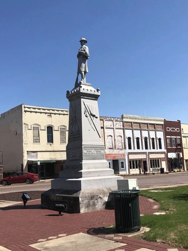 Dyer County Confederate Memorial (side). Click for full size. Dyer County Confederate Memorial (side) image. Click for full size.