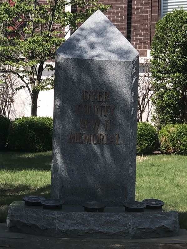 Dyer County WWII Memorial Marker image. Click for full size.