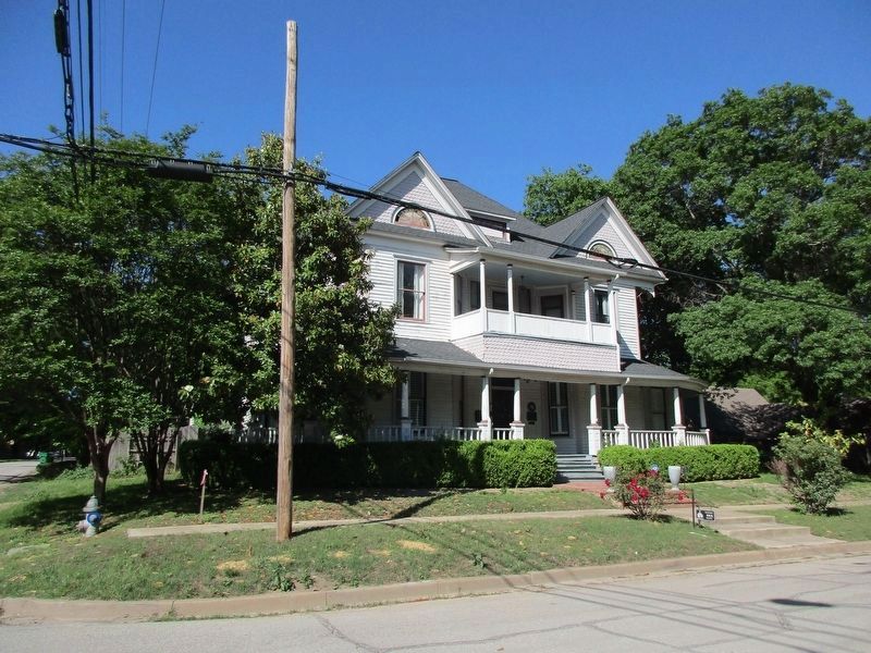 Presiding Elder's House and Marker image. Click for full size.