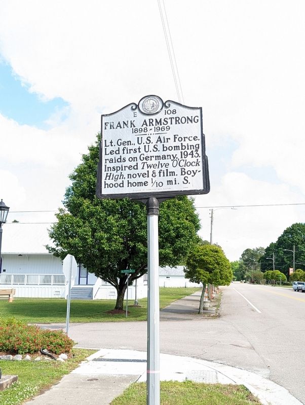 Frank Armstrong Marker. Click for full size. Frank Armstrong Marker image. Click for full size.