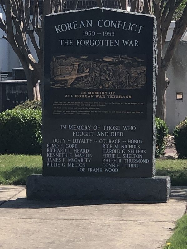 Dyer County Korean War Memorial Marker. Click for full size. Dyer County Korean War Memorial Marker image. Click for full size.