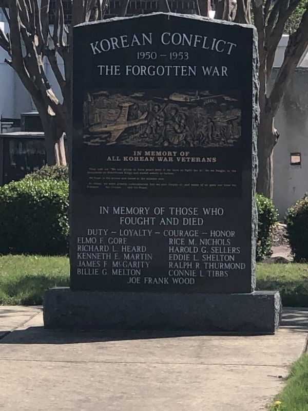 Dyer County Korean War Memorial Marker image. Click for full size.