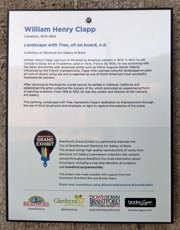 William Henry Clapp Marker image. Click for full size.