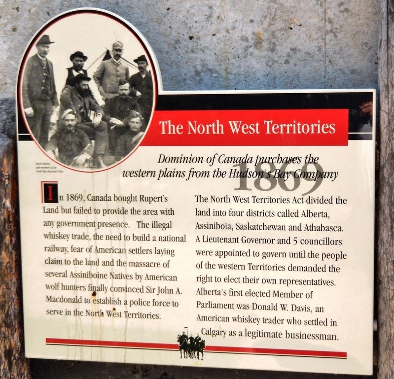 The North West Territories Marker image. Click for full size.