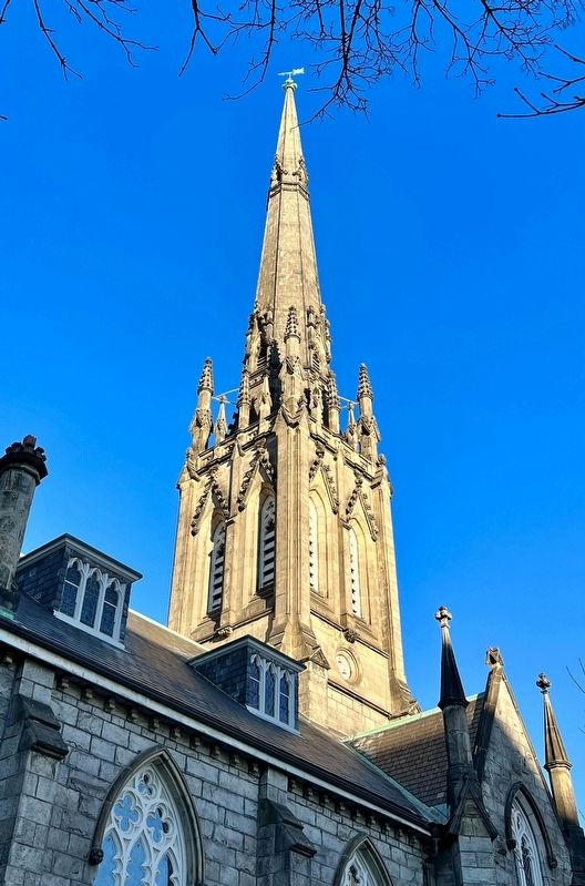 St. Pauls Church Presbyterian CHurch spire. image. Click for full size.