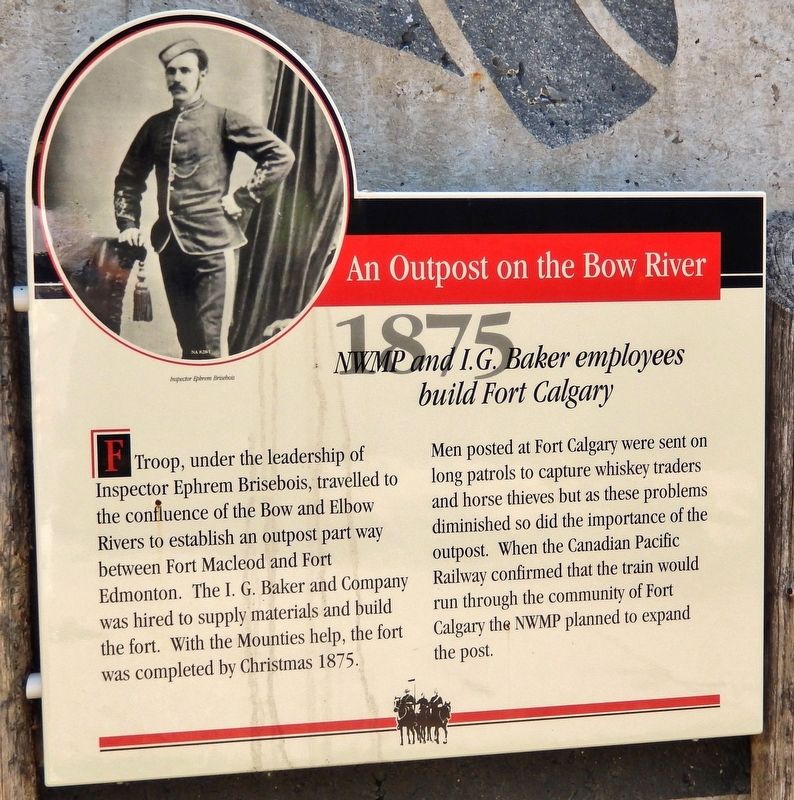 An Outpost on the Bow River Marker. Click for full size. An Outpost on the Bow River Marker image. Click for full size.
