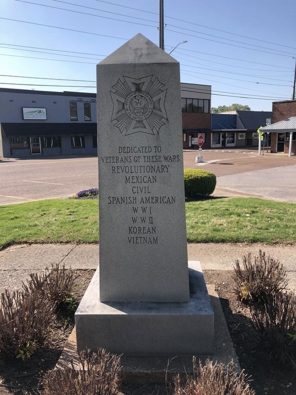 Crockett County Veterans Memorial, Side Two image. Click for full size.