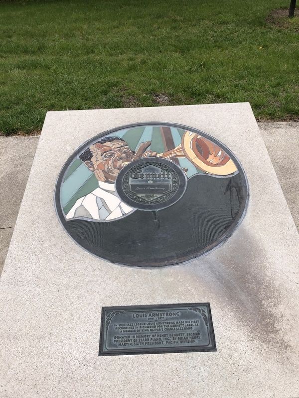 Louis Armstrong Marker. Click for full size. Louis Armstrong Marker image. Click for full size.