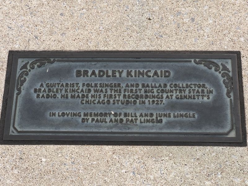 Bradley Kincaid Marker image. Click for full size.