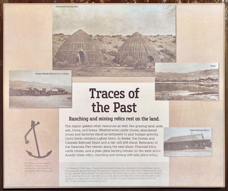 Traces of the Past Marker image. Click for full size.