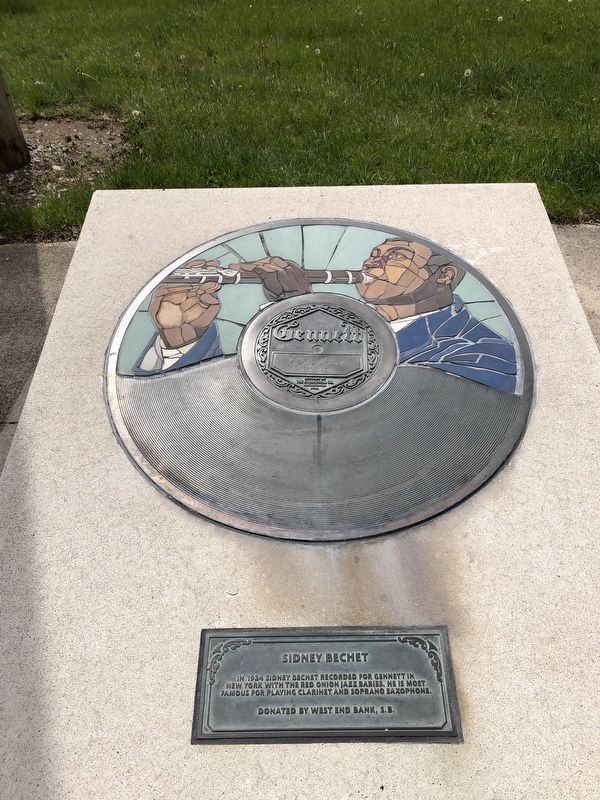Sidney Bechet Marker image. Click for full size.