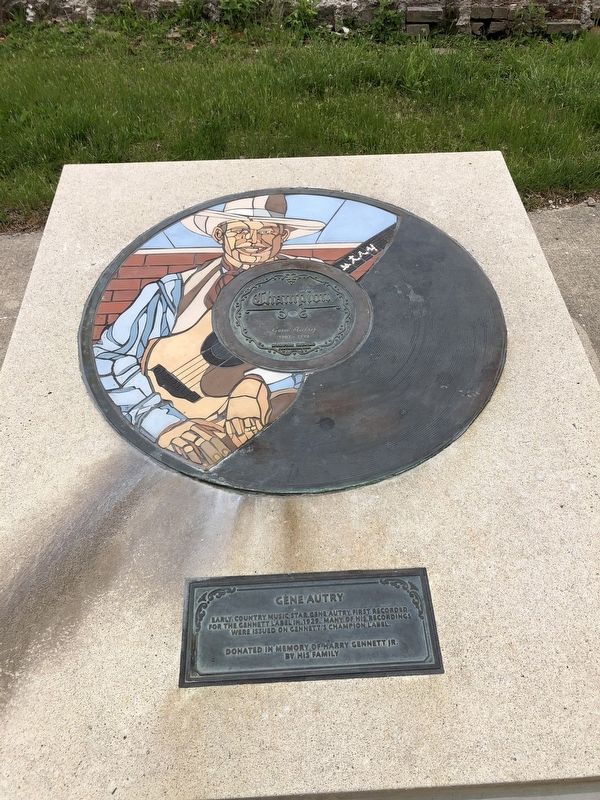 Gene Autry Marker image. Click for full size.