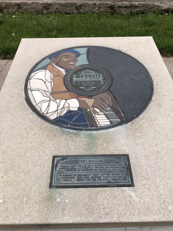 Fats Waller Marker. Click for full size. Fats Waller Marker image. Click for full size.