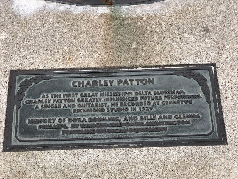 Charley Patton Marker image. Click for full size.