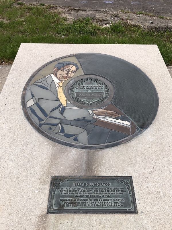 Jelly Roll Morton Marker. Click for full size. Jelly Roll Morton Marker image. Click for full size.